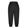 Cargo Capri Pants Women Casual Summer Cropped Joggers Capris Leggings w Pockets Elastic Waist Drawstring Sweatpants view 4