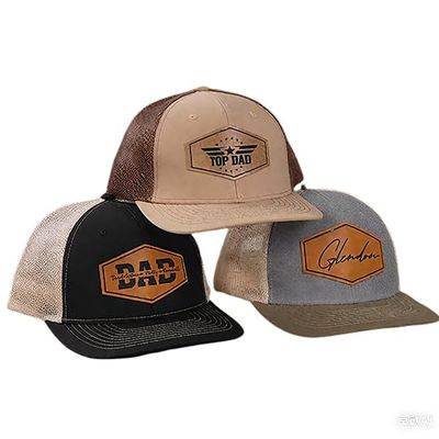 Custom Toddler Cap, Personalized Adjustable Kid Baseball Hat Boy's Toddler Trucker Cap Son and Dad Matching Snapback Hat (Style D)