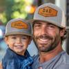 Custom Toddler Cap, Personalized Adjustable Kid Baseball Hat Boy's Toddler Trucker Cap Son and Dad Matching Snapback Hat (Style D) view 2