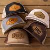 Custom Toddler Cap, Personalized Adjustable Kid Baseball Hat Boy's Toddler Trucker Cap Son and Dad Matching Snapback Hat (Style D) view 3