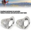 Leapiture 2Pcs Climbing Hangers Stainless Steel Climbing Holds Climbing Anchors Climbing Hardware for Rock Climbing and Home Gyms Hammocks Trailer Tie Downs view 4