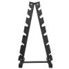 FENOKD Dumbbell Rack 6 Tier, A-Frame Dumbbell Rack Stand Free Weight Stand for Home Gym Workouts Office Fitness, Steel Weight Rack view 2