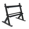 FENOKD Dumbbell Stand Dumbbells 2 Tier Steel Dumbbell Rack Anti-slip Room Equipment Weight Lifting Dumbbell Storage Holder For Home Gym (Black 78x50x68cm) view 1