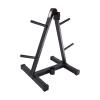 FENOKD Weight Plate Rack/Barbell Plates A Frame Rack/Floor Stand Dumbbell Storage Rack for Home Gym Fitness Workout, Max Load 240 Lbs