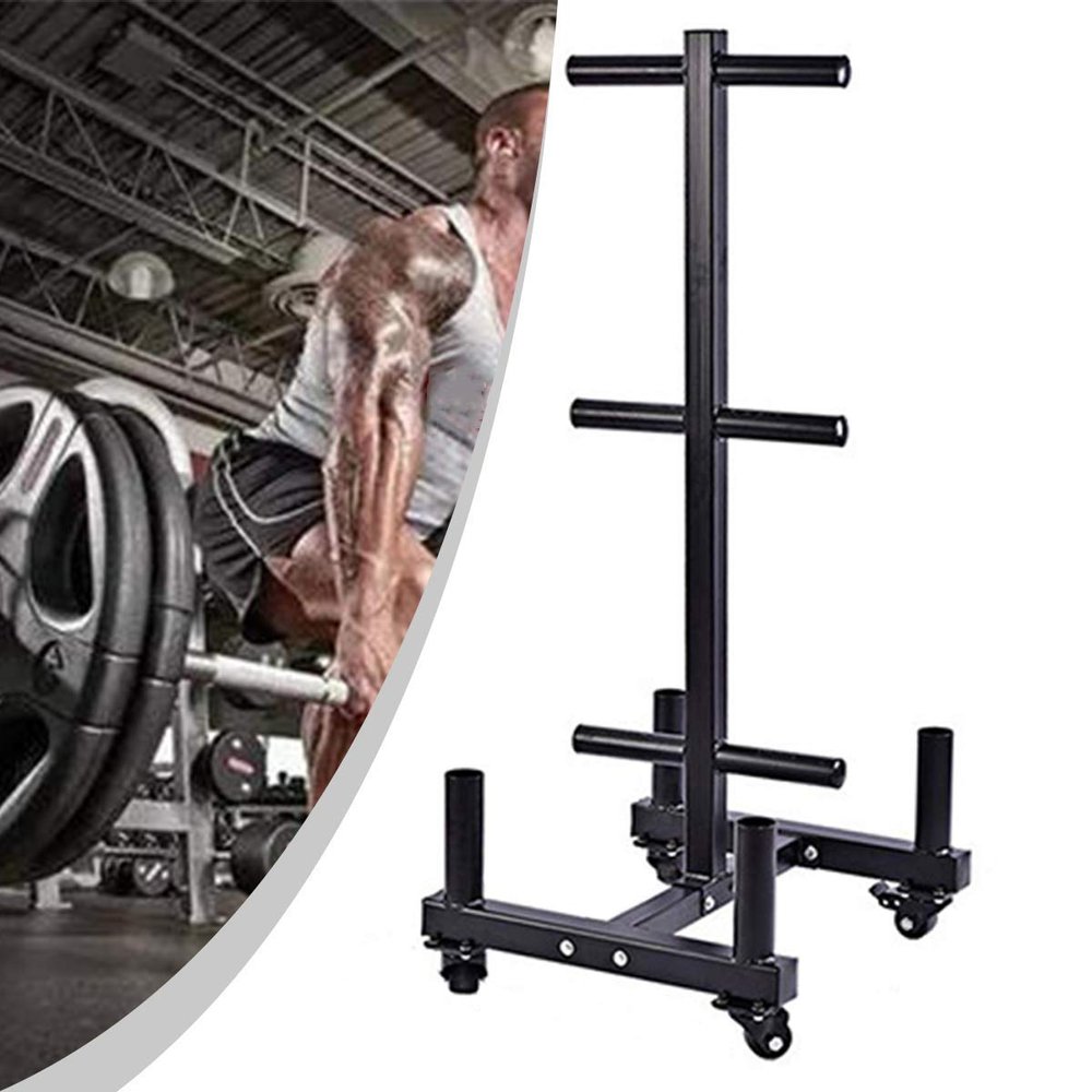 FENOKD Dumbbell Weight Storage Tree, Plate Rack Dumbbell Rack for Gym, Great for Beginner