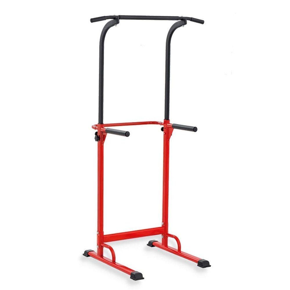 FENOKD Barbell Squat Rack Stand Adjustable Height Solid Steel Bench Presses Squat Rack Dip Stands Multi-Function Pull-Up Bars & Barbell Rack Strength Training Fitness Equipment
