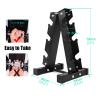 FENOKD Dumbbell Rack Stand Only for Home Gym A-Frame Weight Rack for Dumbbells, Dumbbell Holder - 3 Tier, 6 Tier (Holds 3 pairs) view 2
