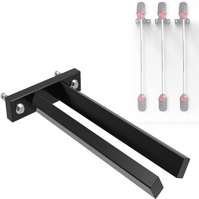 FENOKD Vertical Barbell Storage Rack, 50Mm Bar Holder, Multi-Purpose Wall Mount Barbell Rack, Powder Coated, Space Saving