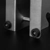 FENOKD Dumbbell Racks Dumbbell Rack Dumbbell Display Rack Multifunctional Dumbbell Rack Fitness Equipment Storage Rack (Silver 33.9 * 23 * 82cm) view 3