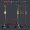 FENOKD Barbell Squat Rack Stand Bench Presses Fitness Bench Press Equipment Home & Gym Dumbbell Racks, Adjustable Squat Rack Bench Press Weight Stand for Indoor Gym Fitness Trai view 2