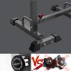 FENOKD Barbell Squat Rack Stand Bench Presses Fitness Bench Press Equipment Home & Gym Dumbbell Racks, Adjustable Squat Rack Bench Press Weight Stand for Indoor Gym Fitness Trai view 4