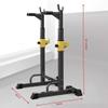 FENOKD Barbell Squat Rack Stand Adjustable Height Solid Steel Bench Presses Compact Heavy Squat Rack, Yellow Adjustable Weight Lift Barbell Rack, Dumbbell Storage Home Gym, Bracket Load 250kg view 2