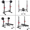 FENOKD Barbell Rack/Squat Rack,Max Load 300Kg, Adjustable Squat Stands Barbell Rack Power Weight Bench Support Fitness Training for Barbell Free-Press Bench Home Gym view 2