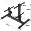 FENOKD Professional Dumbbell Rack, Weight Plate Rack 3 Branches Weights Storage Stand Home Gym Bench Base view 2