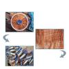 YMXHYC Throw Net Fishing Nets, Aluminum Rings, Easy to Cast Nets, Hand Cast Nets, Cast Nets, Catch Fish Nets, Fishing Nets Fishing Throw net(300 Steel Fall 5 feet) view 3