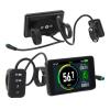 BONKZEBU Electric Cycling T8 LCD Display Colorful Screen 24V 36V 48V 52V 60V 72V, Water Proof Electric Cycle LCD Display Panel for Replacement view 1