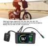 BONKZEBU Electric Cycling T8 LCD Display Colorful Screen 24V 36V 48V 52V 60V 72V, Water Proof Electric Cycle LCD Display Panel for Replacement view 4