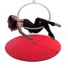 CMYUN Aerial Hoop Crash Mat/Dance Pole Mat, Safety Round Folding Crash Mat for Exercise Fitness, Gymnastics Pole Dance Protection Mat, 3/5cm Thick(Red,120cmx3cm(47"x1.2")) view 1