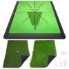 Golf Hitting Mat, Golf Training Mat for Swing Path Feedback Detection Batting,Extra Replaceable Golf Practice Mat 16"x12",Golf Gifts for Men Women for Home Indoor Outdoor view 1