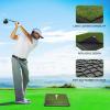 Golf Hitting Mat, Golf Training Mat for Swing Path Feedback Detection Batting,Extra Replaceable Golf Practice Mat 16"x12",Golf Gifts for Men Women for Home Indoor Outdoor view 3