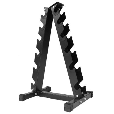 FENOKD Dumbbell Rack Weight Rack Steel Vertical Dumbbell Rack 3/6 Tier Load-bearing 200kg For Home Gym Workout, Dumbell Rack Only (Black 45x60x100cm)