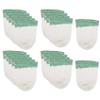 Lizusidtsy 20Pcs Propane Lantern Mantles for Gas Lantern Propane Light for Outdoor Camping Lantern Natural, White & Green