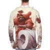 BTCOWZRV Men's Sun Protection Hoodie Shirts UPF 50+ Long Sleeve Rash Guard People And Rolling Paper Sun Shirt Outdoor Style view 3