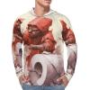 BTCOWZRV Men's Sun Protection Hoodie Shirts UPF 50+ Long Sleeve Rash Guard People And Rolling Paper Sun Shirt Outdoor Style view 4