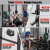 SPORTSROYALS Power Cage, 1600LBS Squat Rack with Cable Crossover System view 3