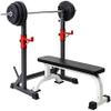FENOKD Adjustable Heavy Duty Squat Rack Stand Weight Lifting Stand, Multifunction Household Barbell Stand, Strength Training, Home Gym,Multifunction Sturdy Durable view 2