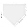 SUPVOX 2pcs Home Plate - Baseball Softball Rubber Home Plate Baseball Plates Pitcher Training Plates Softball Home Plates Baseball Ground Markers Training Supplies view 2