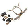 Aramox Comfortable Portable Padding Kit, Chin Stwith Dial Suspension System, Suitable for Wendy and Fast Hel (Mud Spongeand Suspension) view 4