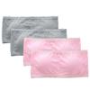 4 Pack Girls Bandeau Strapless Padded Bralettes Cami Wireless Tube Bra Seamless Lace Trim Cotton Bra for 8-14 Years view 1