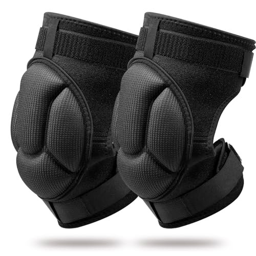 HISUEKIG Volleyball Knee Pad for Women Men, Work Knee Pads, Wrestling Knee pad, Anti-Slip Collision Avoidance, Elastic Breathable Knee for Football Running Hiking Basketball Cycling (M)