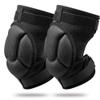 HISUEKIG Volleyball Knee Pad for Women Men, Work Knee Pads, Wrestling Knee pad, Anti-Slip Collision Avoidance, Elastic Breathable Knee for Football Running Hiking Basketball Cycling (M) view 1