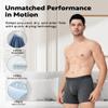 DAVID ARCHY Mens Underwear Boxer Briefs Soft Comfortable Boxers for Men Underwear 4 Pack Large view 3