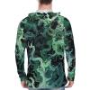 BTCOWZRV Men's Sun Protection Hoodie Shirts UPF 50+ Long Sleeve Rash Guard With Moss Image Sun Shirt Outdoor Style view 3