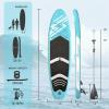 FBSPORT 11' Premium Stand Up Paddle Board, Yoga Board with Durable SUP Accessories & Carry Bag | Wide Stance, Surf Control, Non-Slip Deck, Leash, Paddle and Pump for Youth & Adult view 2