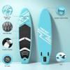 FBSPORT 11' Premium Stand Up Paddle Board, Yoga Board with Durable SUP Accessories & Carry Bag | Wide Stance, Surf Control, Non-Slip Deck, Leash, Paddle and Pump for Youth & Adult view 3