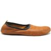 Akdam Mens Indoor Leather Slippers Antique Tan Traditional Babouche House Shoes Barefoot Moccasin (Size 5) view 3
