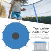 Toveival Trampoline Shade Cover, Anti-UV Sun Protection, 8ft-16ft, Blue view 2