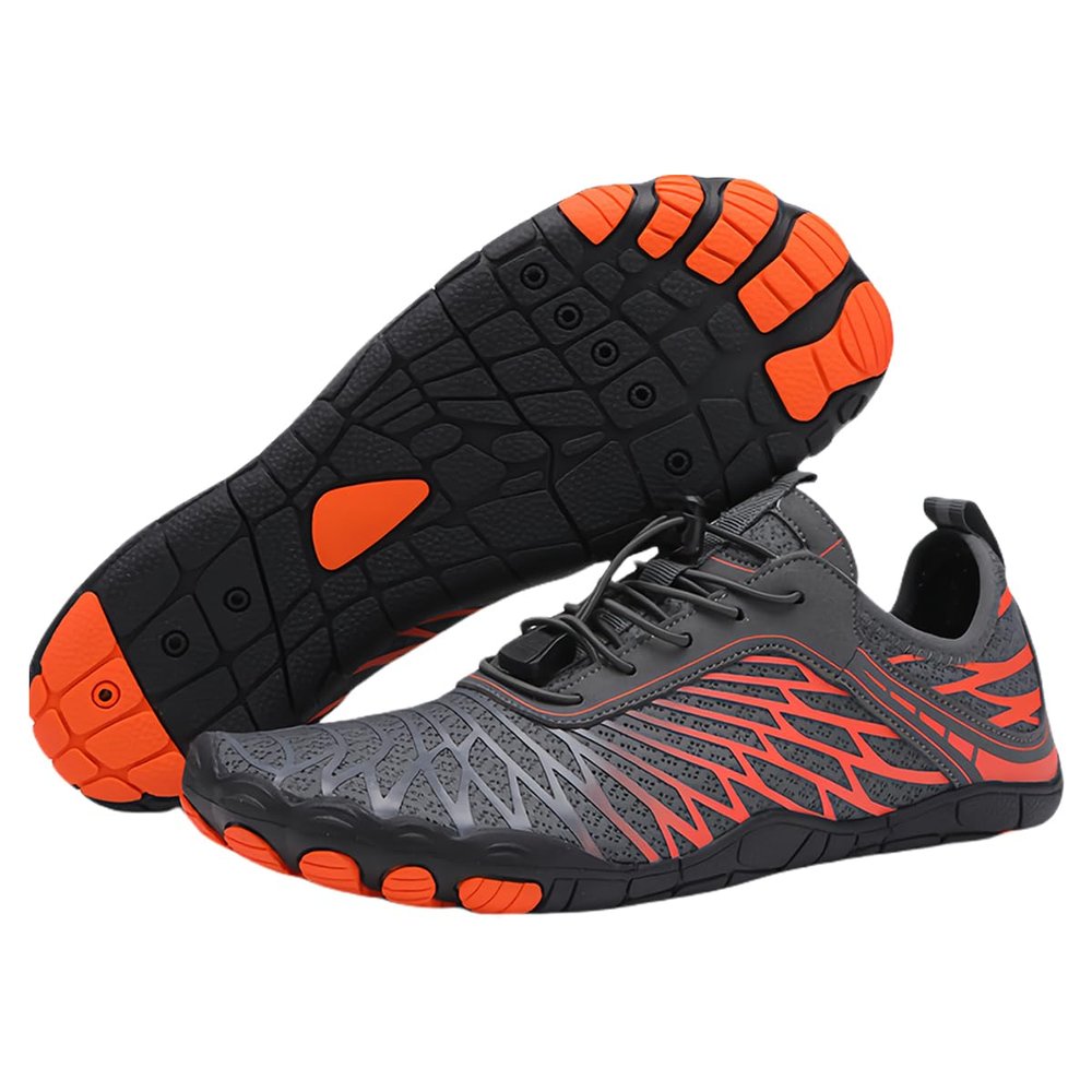 Zapatos Descalzos Sanos Y Antideslizantes, Hikes Barefoot Shoes Womens Orthopedic (Gray,13 women/11 Men)