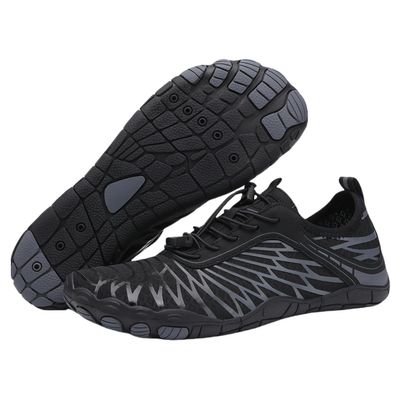 Zapatos Descalzos Sanos Y Antideslizantes, Hikes Barefoot Shoes Womens Orthopedic (Black,9 Women/7 Men)