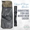 Portable Fishing Net Fish Basket with BeltFishing Landing Net Fish Cage - Fishing Creel, Harvesting Fish - Stringer, Fishing Chains, Fish Baskets - Harvest Belt & The Original Fish Holster view 3