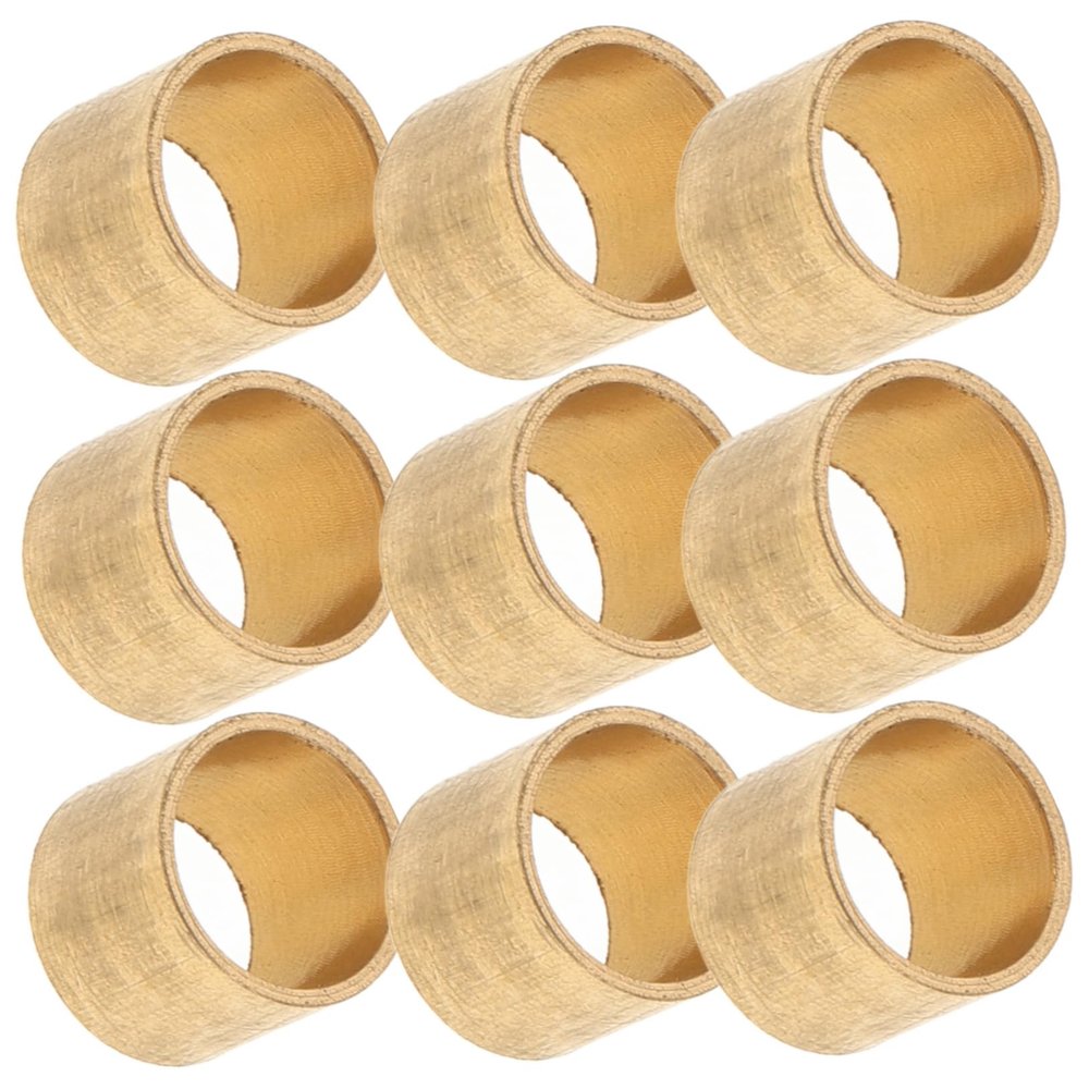 BCOATH 10pcs Replaceable Cue Ferrules Pool Cue Stick Ferrules Metal Billiard Accessories