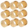 BCOATH 10pcs Replaceable Cue Ferrules Pool Cue Stick Ferrules Metal Billiard Accessories view 1
