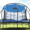 Toveival Trampoline Cover Anti-UV Sun Shade, 8ft-16ft, Blue, Waterproof, Oxford Cloth view 2