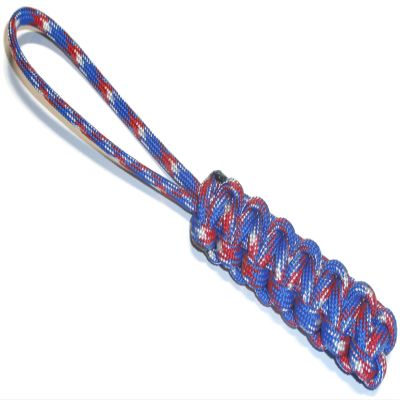 RedVex Zipper Pulls - Knife Lanyards - Equipment Lanyards - Paracord Cobra Style - Choose Your Color & Size (Qty 3) (USA, 6 inch)