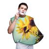 Custom Beard Bib Apron Personalized Photo Logo Name Text Beard Hair Catcher view 2