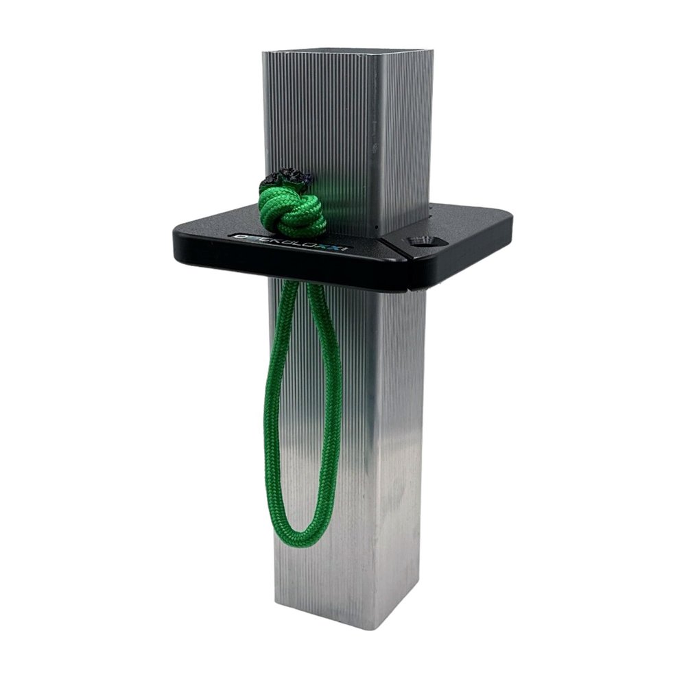 Tow-Behind Dock Storage - Keep Tubes Secure & Organized - No Drill Easy Install - Heavy Duty, UV & Rust Resistant - Made in USA- Fits a 4" Square Post